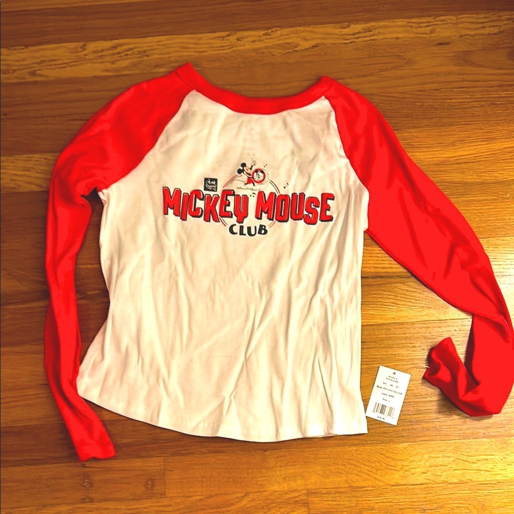 Walt Disney Mickey Mouse Club woman’s size large long sleeved shirt